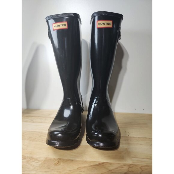 Original kid gloss hunter boots Size US6B/7G - Picture 2 of 11